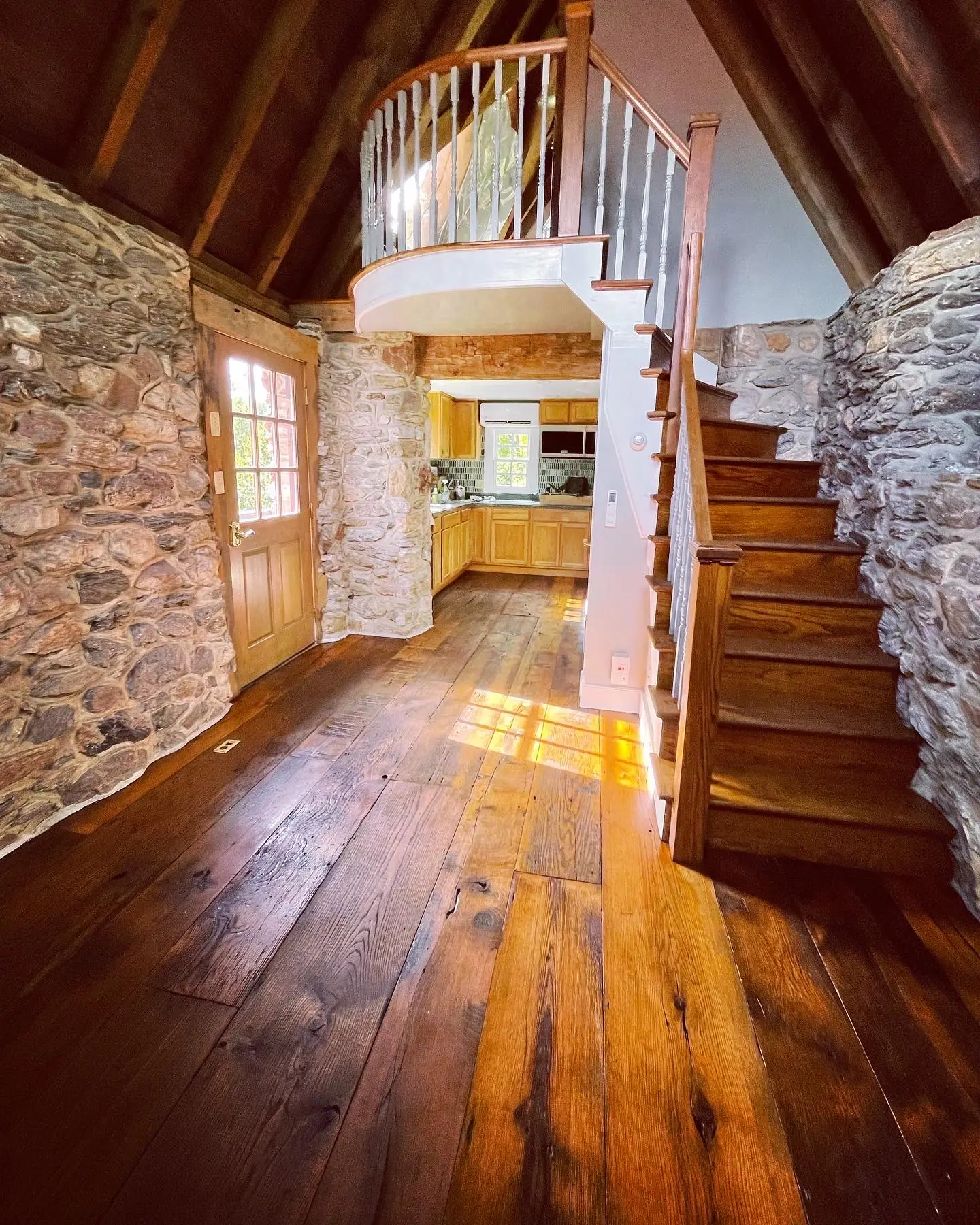 Beautiful hardwood floor installation showcasing craftsmanship