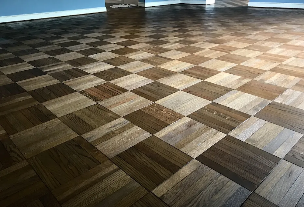 Dustless hardwood floor refinishing